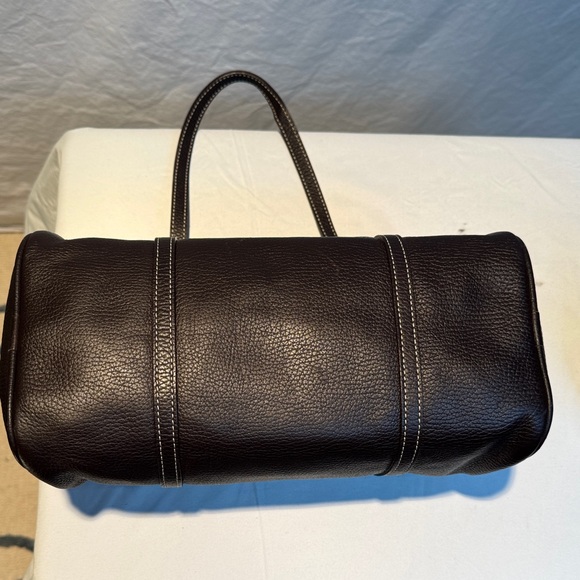 Dooney & Bourke Black Leather Duffel Bag - Picture 8 of 13